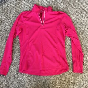 Hot Pink Sport Tek 3/4 Zip